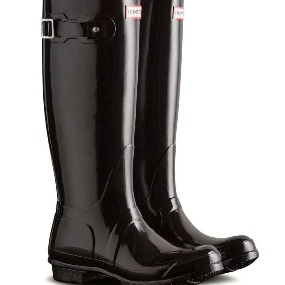 NIB NEW Hunter Original Glossy Rain boots Size 8